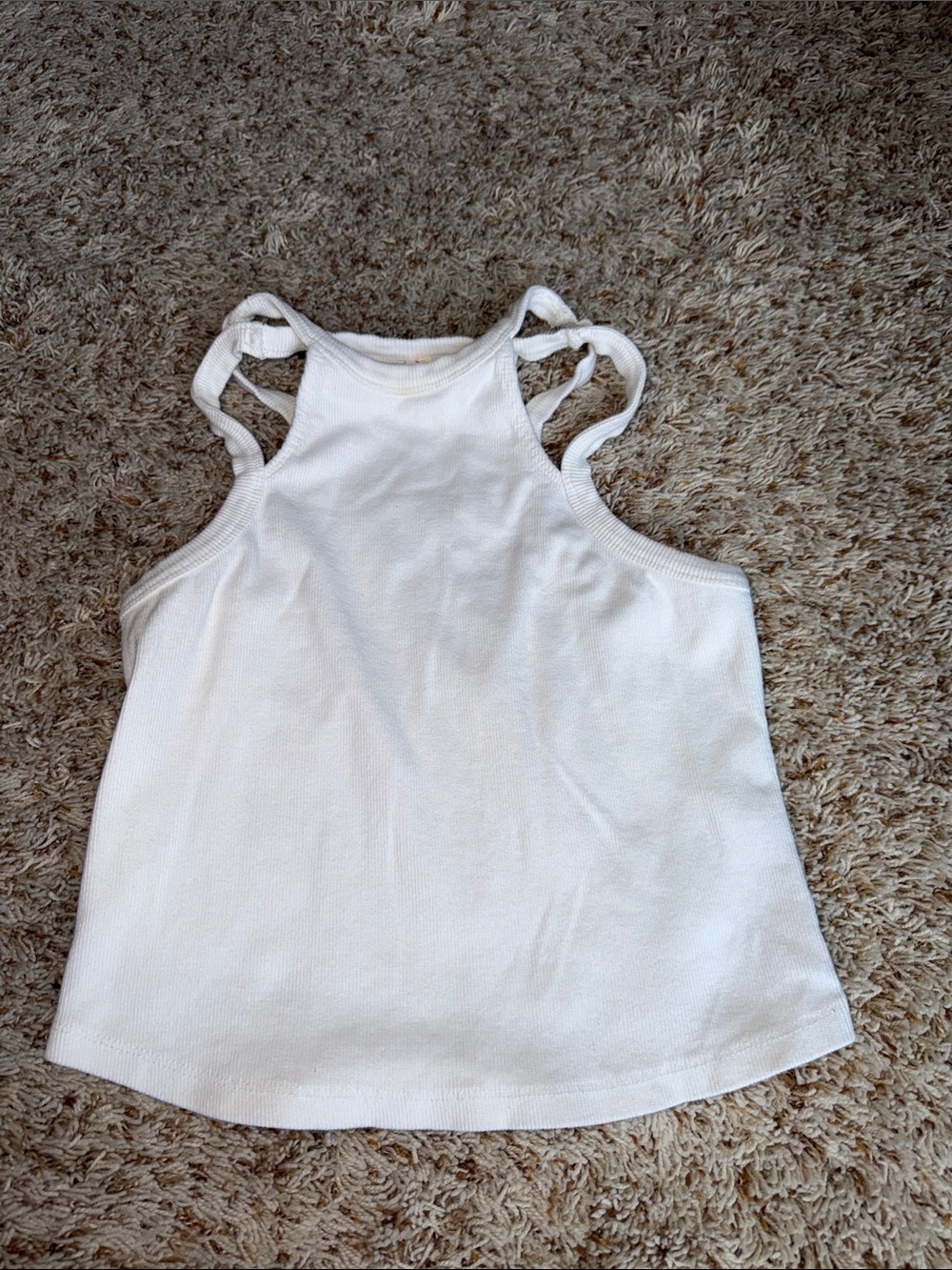 Daily Practice by Anthropologie Ribbed Tank Blouse Shirt Top size S - Picture 6 of 8